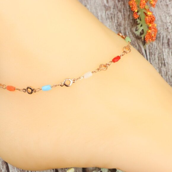 Dainty Anklet for Women – Elegant Everyday Jewelry & Perfect Gift | MLCRC1940 - Picture 9 of 10